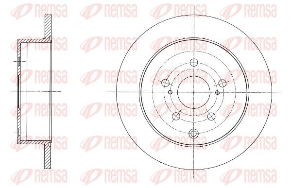 REMSA 61592.00 Brake Disc