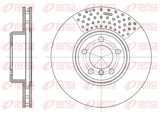 REMSA 61594.10 Brake Disc