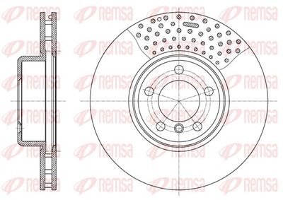 Brake Disc REMSA 61594.10