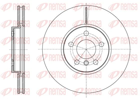 REMSA 61596.10 Brake Disc