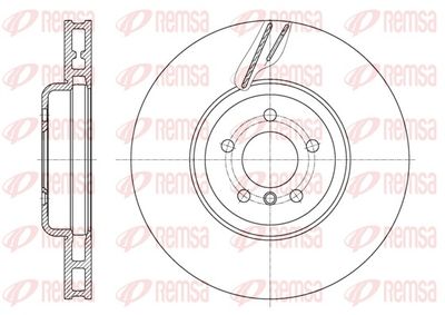 Brake Disc REMSA 61598.10