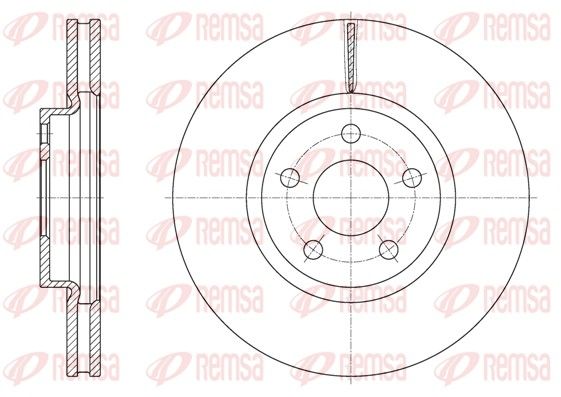 REMSA 61603.10 Brake Disc