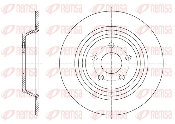 REMSA 61604.00 Brake Disc