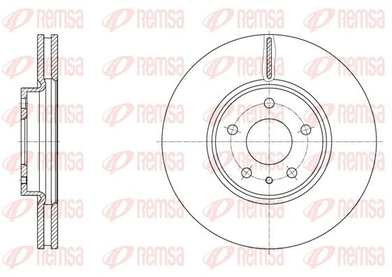 REMSA 61605.10 Brake Disc