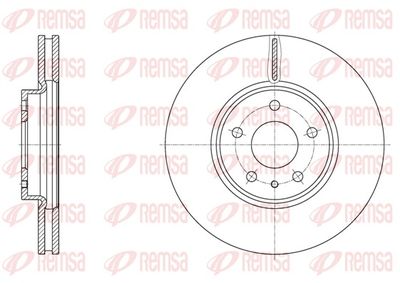 Brake Disc REMSA 61605.10