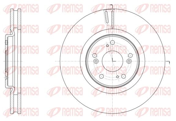 REMSA 61607.10 Brake Disc