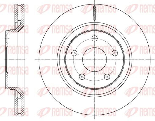 REMSA 61610.10 Brake Disc
