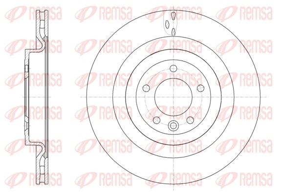 REMSA 61612.10 Brake Disc