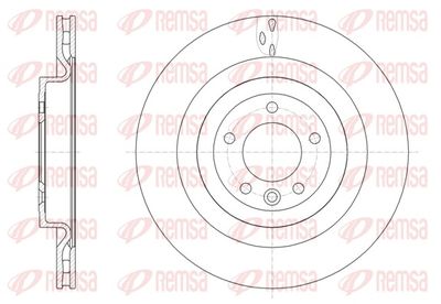 Brake Disc REMSA 61612.10