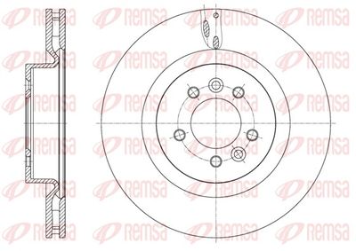 Brake Disc REMSA 61613.10