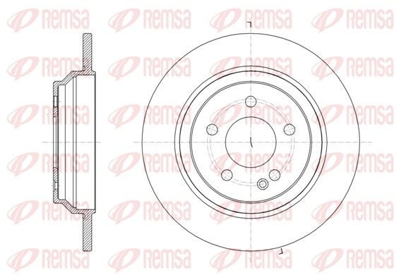 REMSA 61616.00 Brake Disc