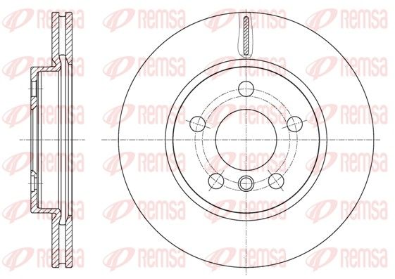 REMSA 61617.10 Brake Disc