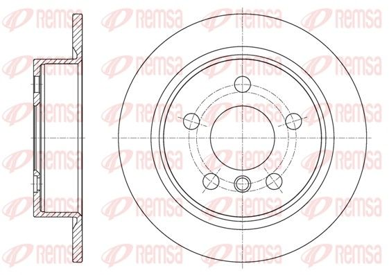 REMSA 61618.00 Brake Disc