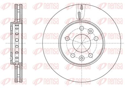 Brake Disc REMSA 61625.10