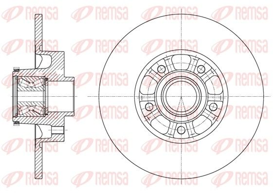 REMSA 61626.20 Brake Disc