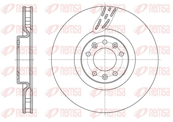REMSA 61627.10 Brake Disc