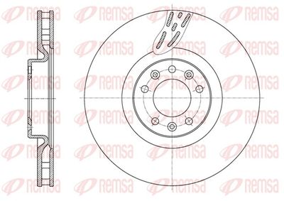 Brake Disc REMSA 61627.10