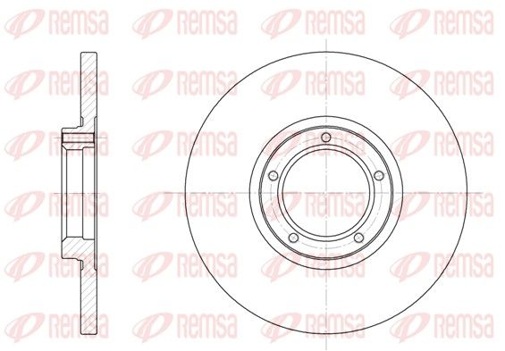 REMSA 6163.00 Brake Disc