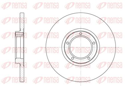 Brake Disc REMSA 6163.00