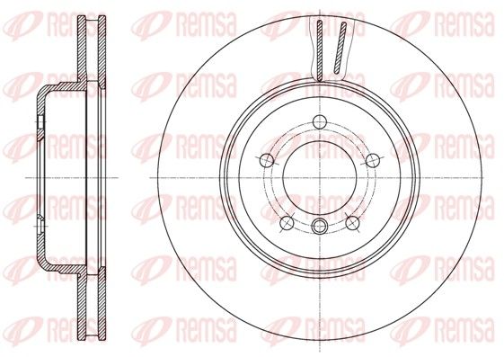 REMSA 61630.10 Brake Disc