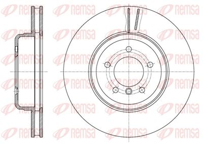 Brake Disc REMSA 61630.10