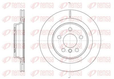 Brake Disc REMSA 61632.10