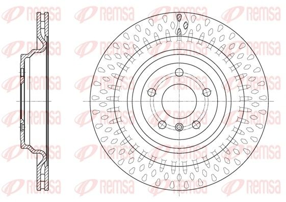 REMSA 61635.10 Brake Disc