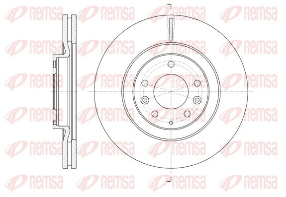 REMSA 61638.10 Brake Disc