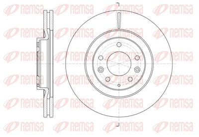Brake Disc REMSA 61638.10