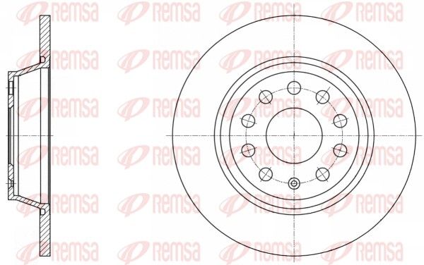 REMSA 61646.00 Brake Disc