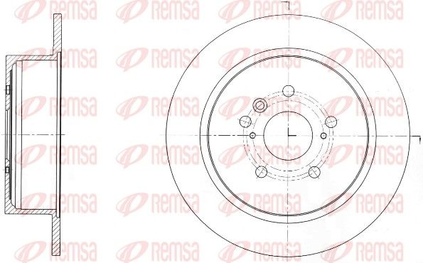 REMSA 61650.00 Brake Disc