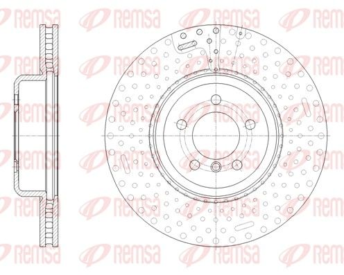 REMSA 61651.10 Brake Disc