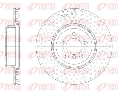Brake Disc REMSA 61651.10