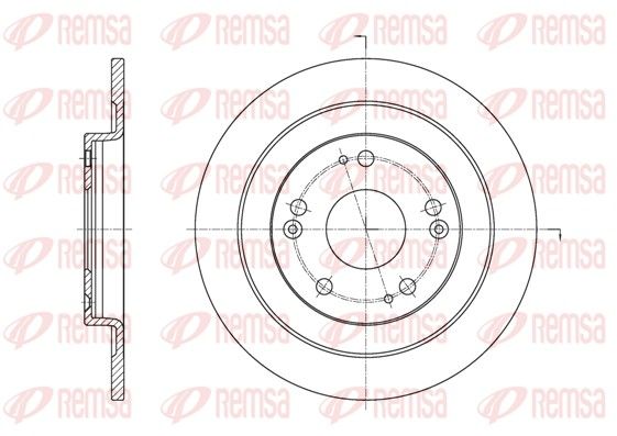 REMSA 61654.00 Brake Disc