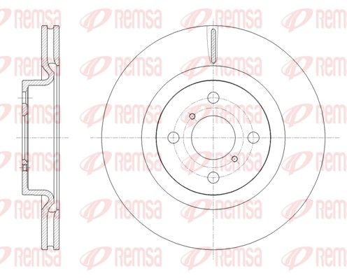 REMSA 61656.10 Brake Disc