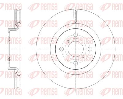 Brake Disc REMSA 61656.10