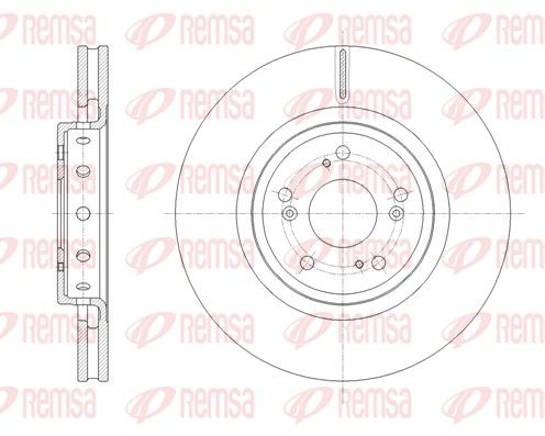 REMSA 61658.10 Brake Disc