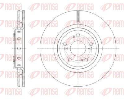 Brake Disc REMSA 61658.10