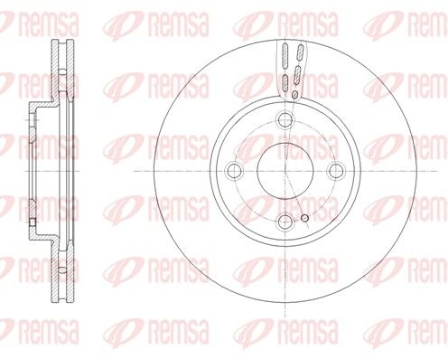REMSA 61659.10 Brake Disc