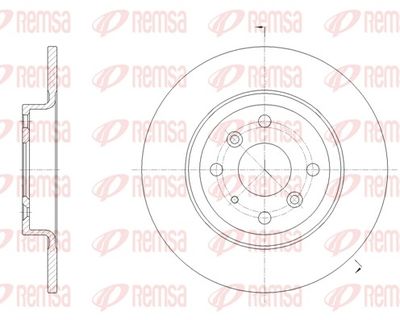 Brake Disc REMSA 61660.00