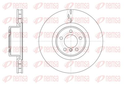 Brake Disc REMSA 61661.10