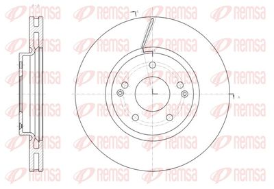 Brake Disc REMSA 61663.10
