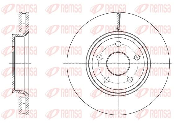 REMSA 61668.10 Brake Disc