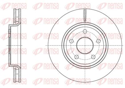 Brake Disc REMSA 61668.10