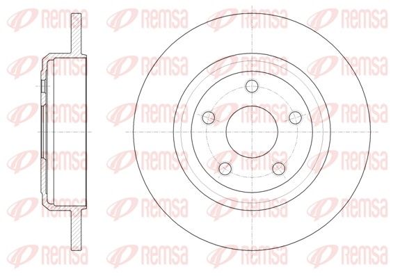 REMSA 61669.00 Brake Disc