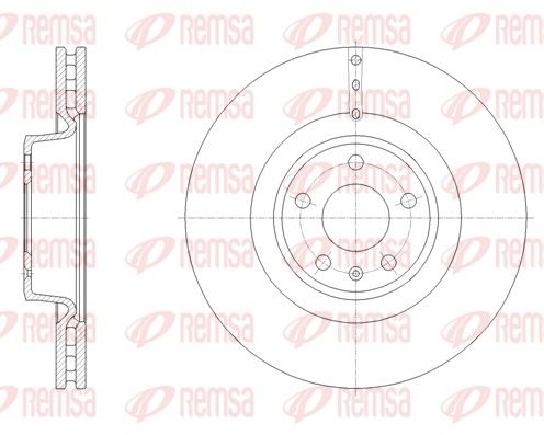 REMSA 61670.10 Brake Disc