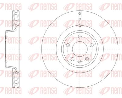 Brake Disc REMSA 61670.10