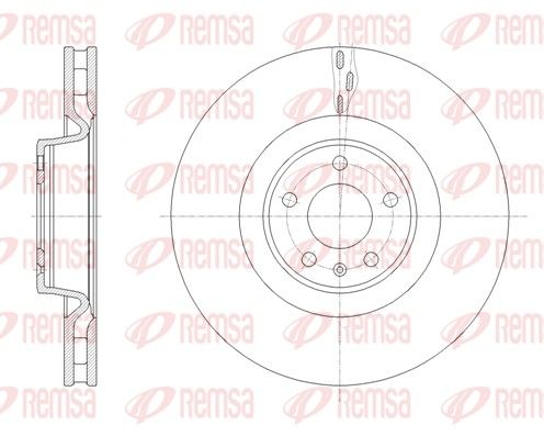 REMSA 61671.10 Brake Disc