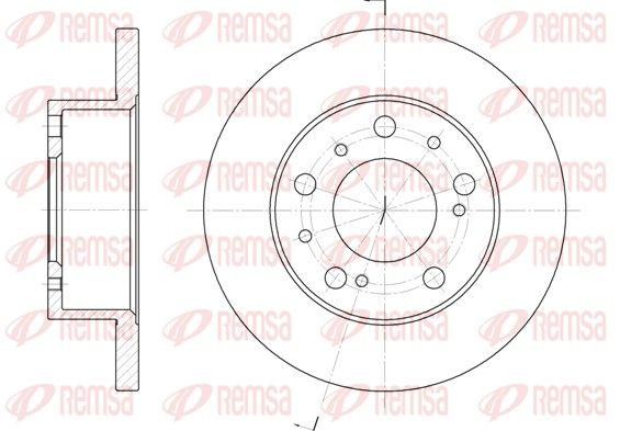 REMSA 6169.00 Brake Disc