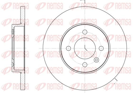 REMSA 6172.00 Brake Disc